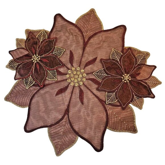 Poinsettia Tableware | HandimeX Erlesene Tischkultur Handmade Exquisite Delicate - Picture 2 of 16